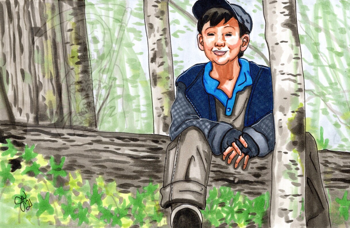 Hershel Rhee the Walking Dead Fan Art Baby Glenn - Etsy India