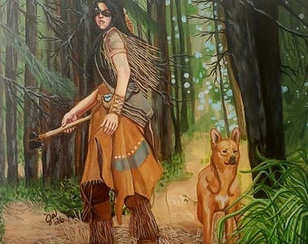 Prey, Acrylic on canvas