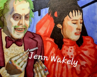 She Meant Nothing, Beetlejuice, Sticker art print