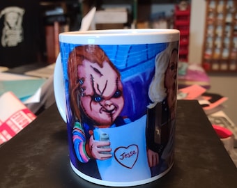 Act Natural, Fan Art, Mug, Bride of Chucky