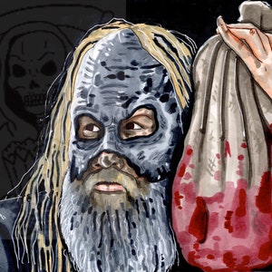 Beta, The Walking Dead, Sticker, Fan Art, Horror