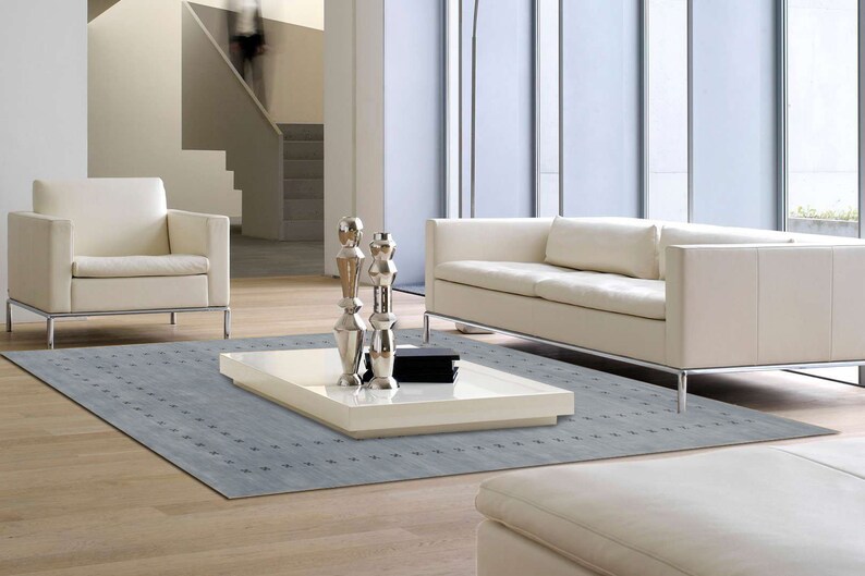 Gray Transitional Lori Baft Rug Etsy