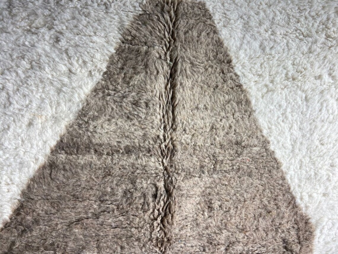 Marokkanischer Teppich Beni Ourain Teppich Abstrakter | Etsy