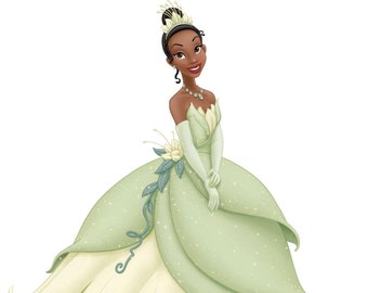 Custom Tiana Princess and the Frog Costume, Dress, Gown for Girls, Teen, Toddler, Infant, Baby or Adult Woman Women