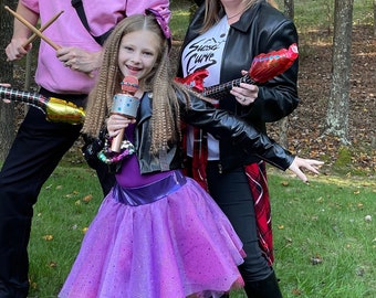 Halloween Rock And Roll Themed Outfit Fever Rockstar (KISS) Ladies