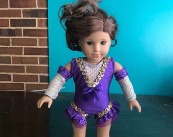 Greatest Showman Anne Wheeler Trapeze 18 inch 18&quot; Doll Costume Outfit Dress Gown Leotard Baby Girl Doll Tulle