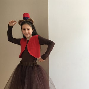 Live Action Aladdin Abu Monkey Halloween Costume infant, toddler, girls, boys, adult man/men, woman/women