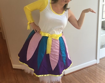 Mrs. Potts Teapot Chip Beauty and the Beast Belle Halloween Costume for Infant, Baby, Toddler, Girls, Adult Women