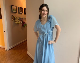 Costume personalizzato Peter Pan Wendy, abito blu, camicia da notte per neonati, bambini, bambine, adolescenti, donne adulte, danza delle fate di Campanellino