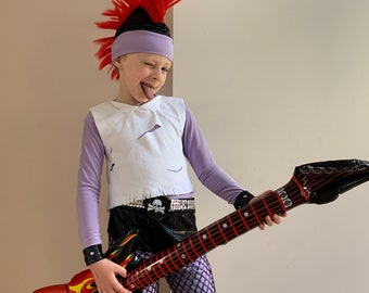Queen Barb Rock/Rocker Trolls 2 Halloween Costume for Kids, Adults, Women, Girls, Toddlers, Infant