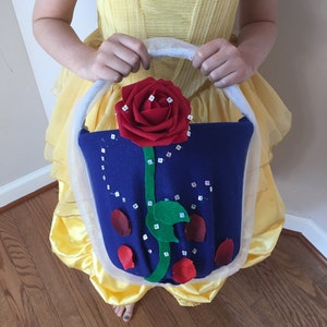 Beauty and the Beast Belle Halloween Costume Bucket for Trick or Treating
