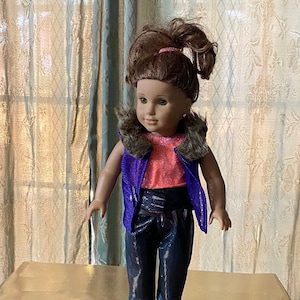 Zombies Willa Werewolf Wolf 18 inch 18&quot; Doll Costume Outfit Dress Skirt Vest Fur Baby Girl Doll