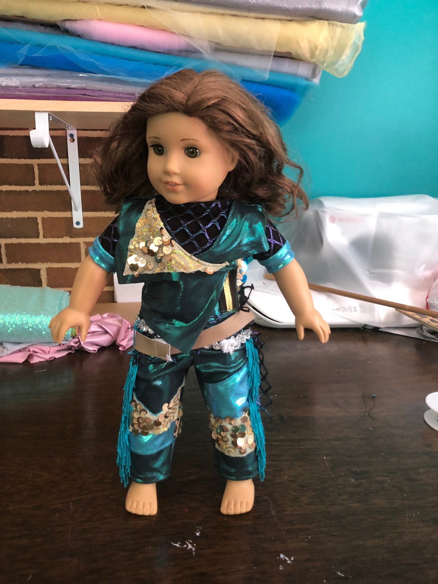 Handmade Descendants Uma Inspired Outfit for American Girl Doll