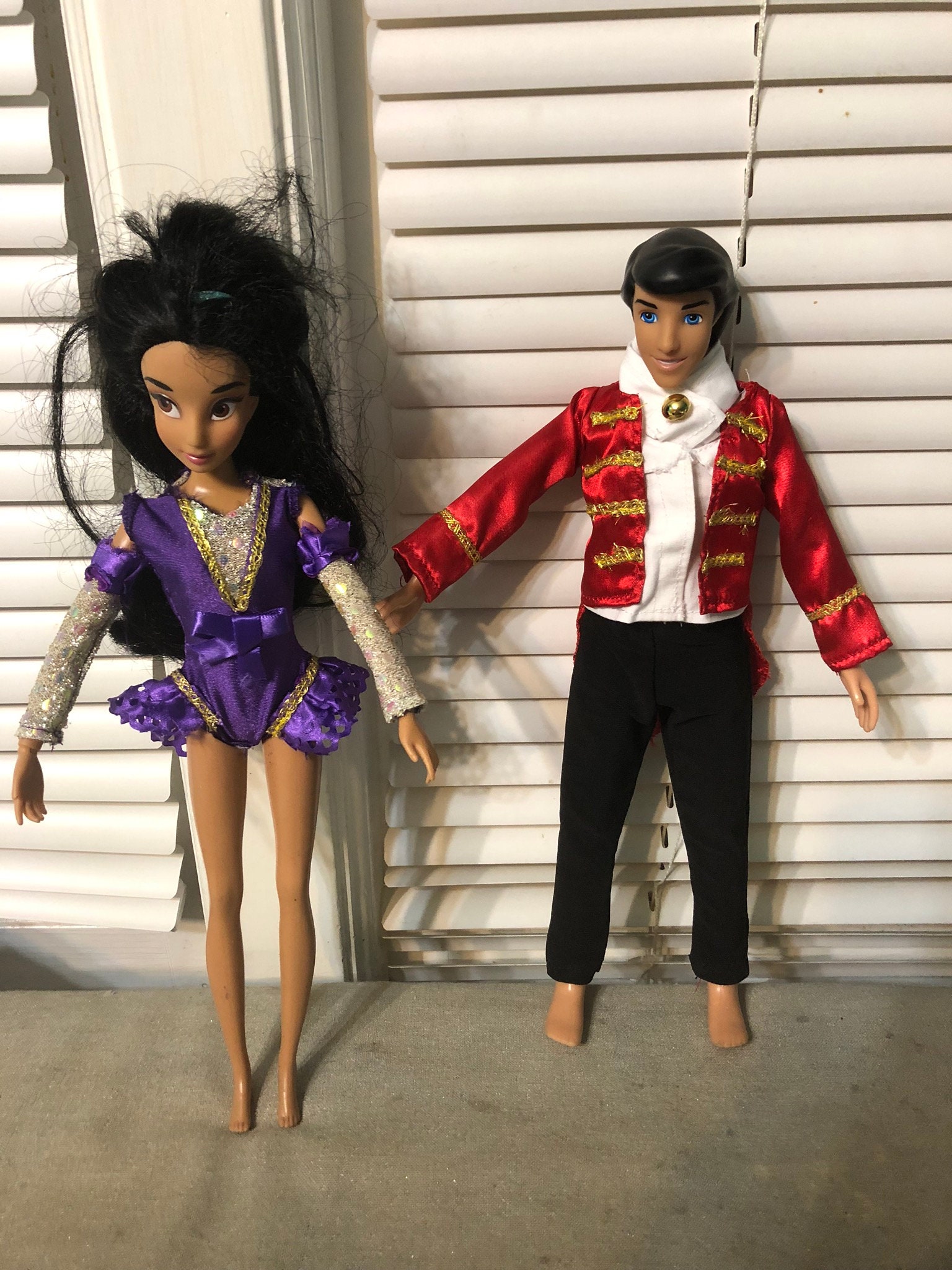 早い者勝ち！レア物！イングランド製！豪華なドレスを着たお人形！ グレイテスト・ショーマン アン・ウィーラー トラピーズ 18インチ 18