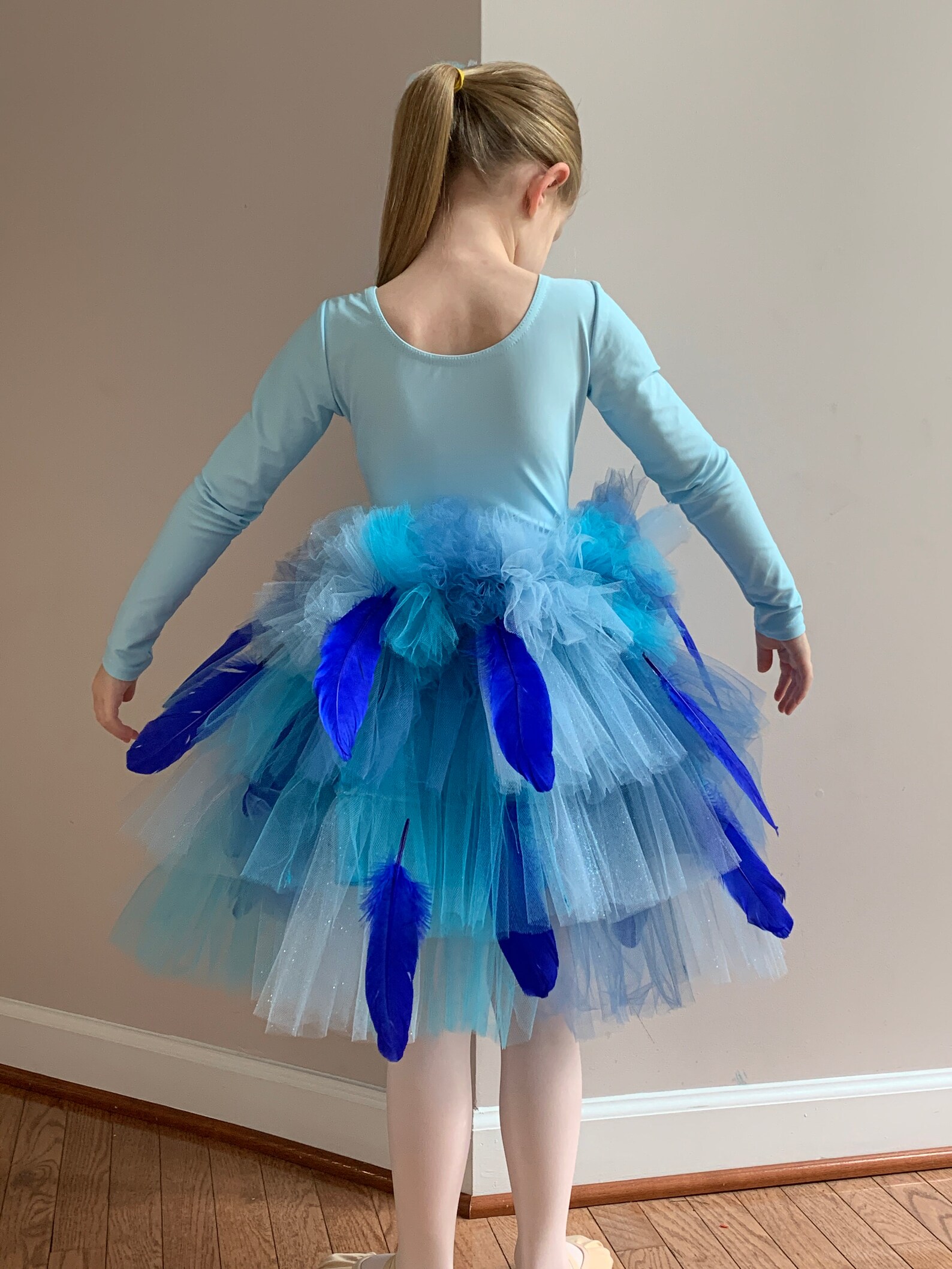 Bird Feather Costume for Halloween Big Bird Tutu Dance Ice Etsy
