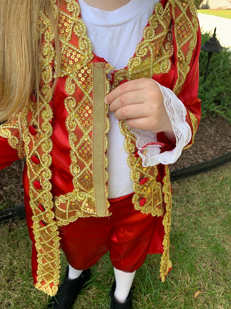 Hamilton King Halloween Costume Jacket Vest Pants Cape Etsy