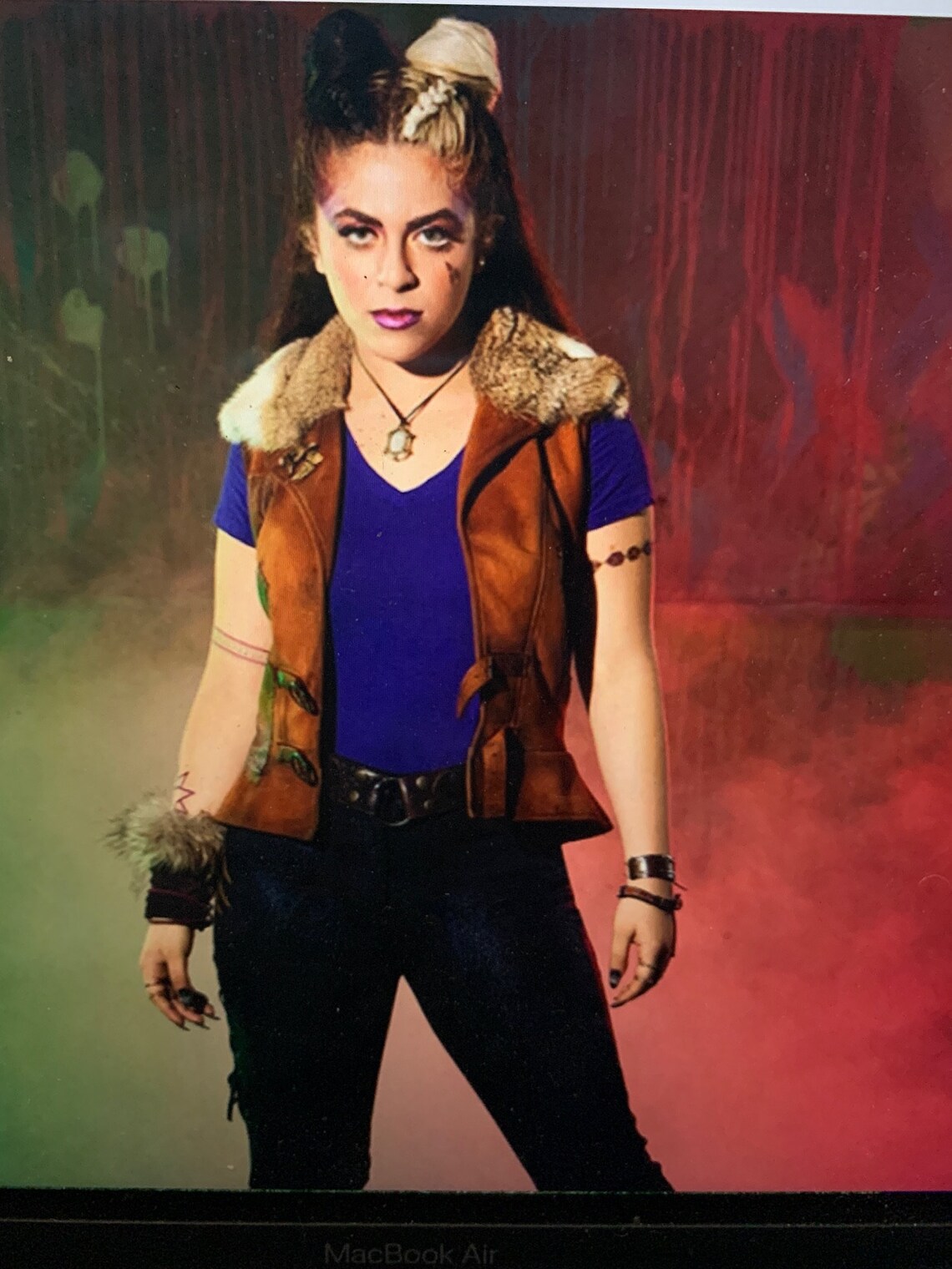 Disney Zombies 2 Movie Wynter winter Halloween Costume Vest Shirt And Disney Zombies 2 Movie Wynter winter Halloween Costume Vest Shirt And