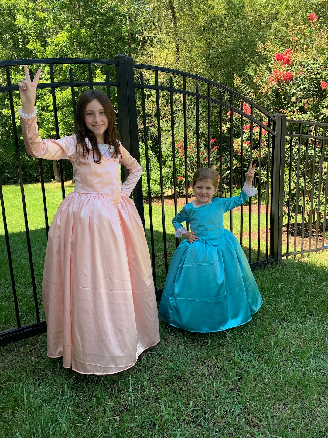 Hamilton Schuyler Sisters Angelica Eliza Peggy Halloween Costume