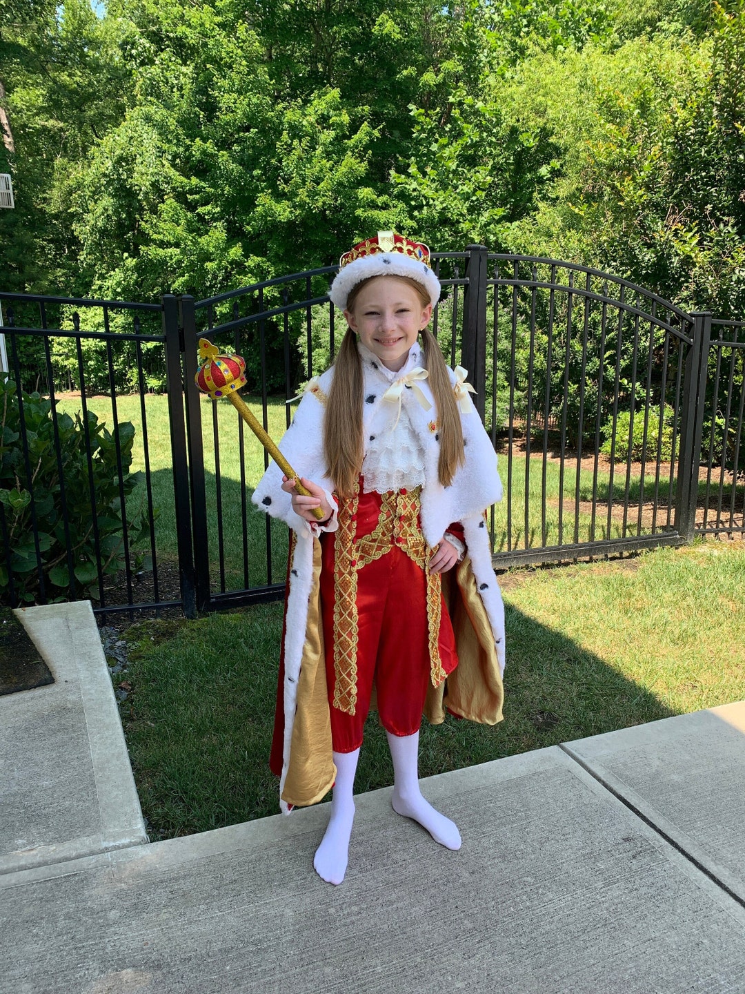 Hamilton King Halloween Costume Jacket Vest Pants Cape Capelet