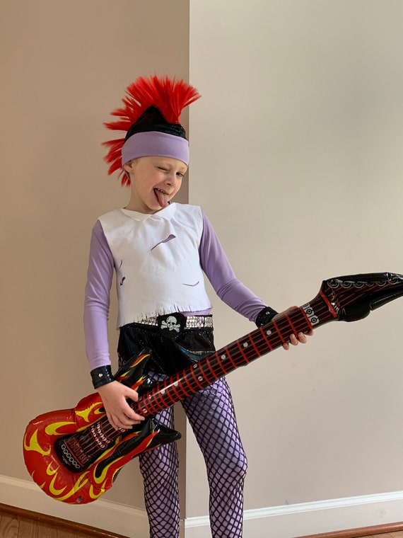 Queen Barb Rock/Rocker Trolls 2 Halloween HAT SOLO Costume per