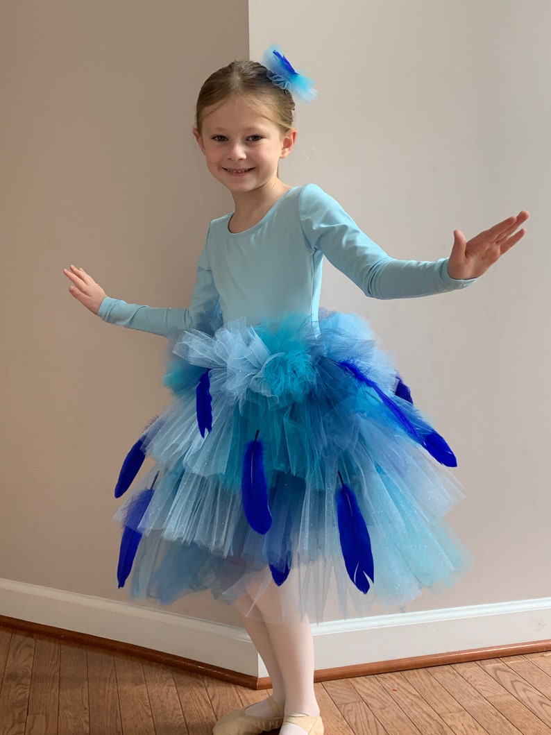 Bird Feather Costume for Halloween Big Bird Tutu Dance Ice Etsy