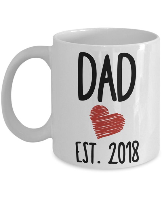 dad est 2018 mug
