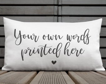 personalized pillow etsy