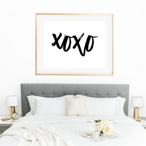 Xoxo Wall Decor Xoxo Wall Art Girly Wall Decor Bedroom Wall Etsy