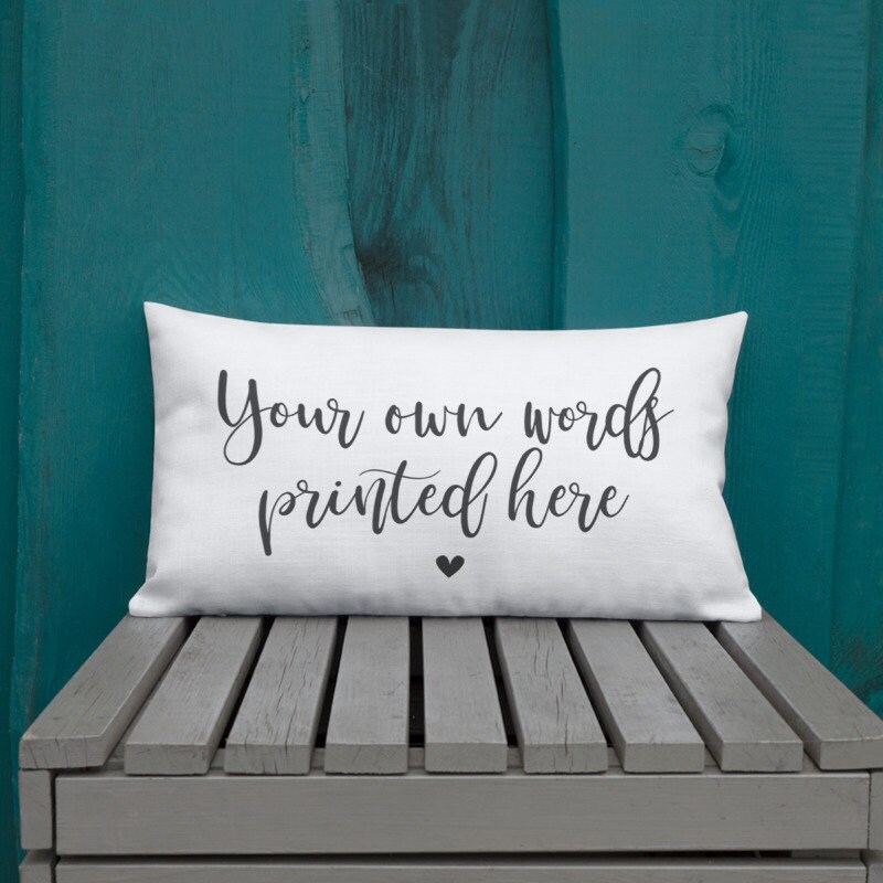 my custom pillow