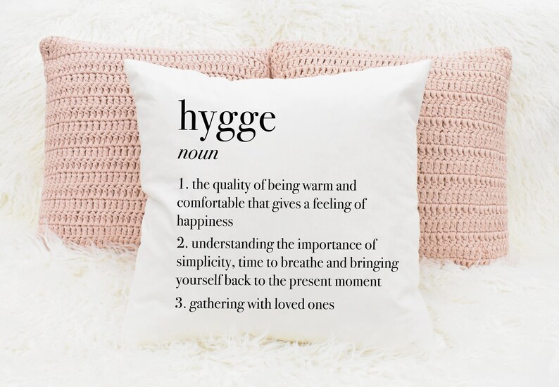 Hygge Pillow Hygge Definition Pillow Hygge Decorative Etsy