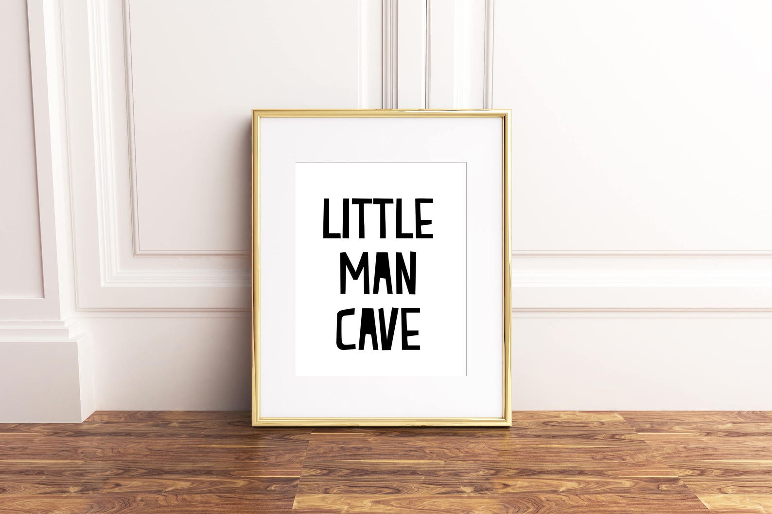Little Man Cave Printable Little man cave print Boys Room | Etsy