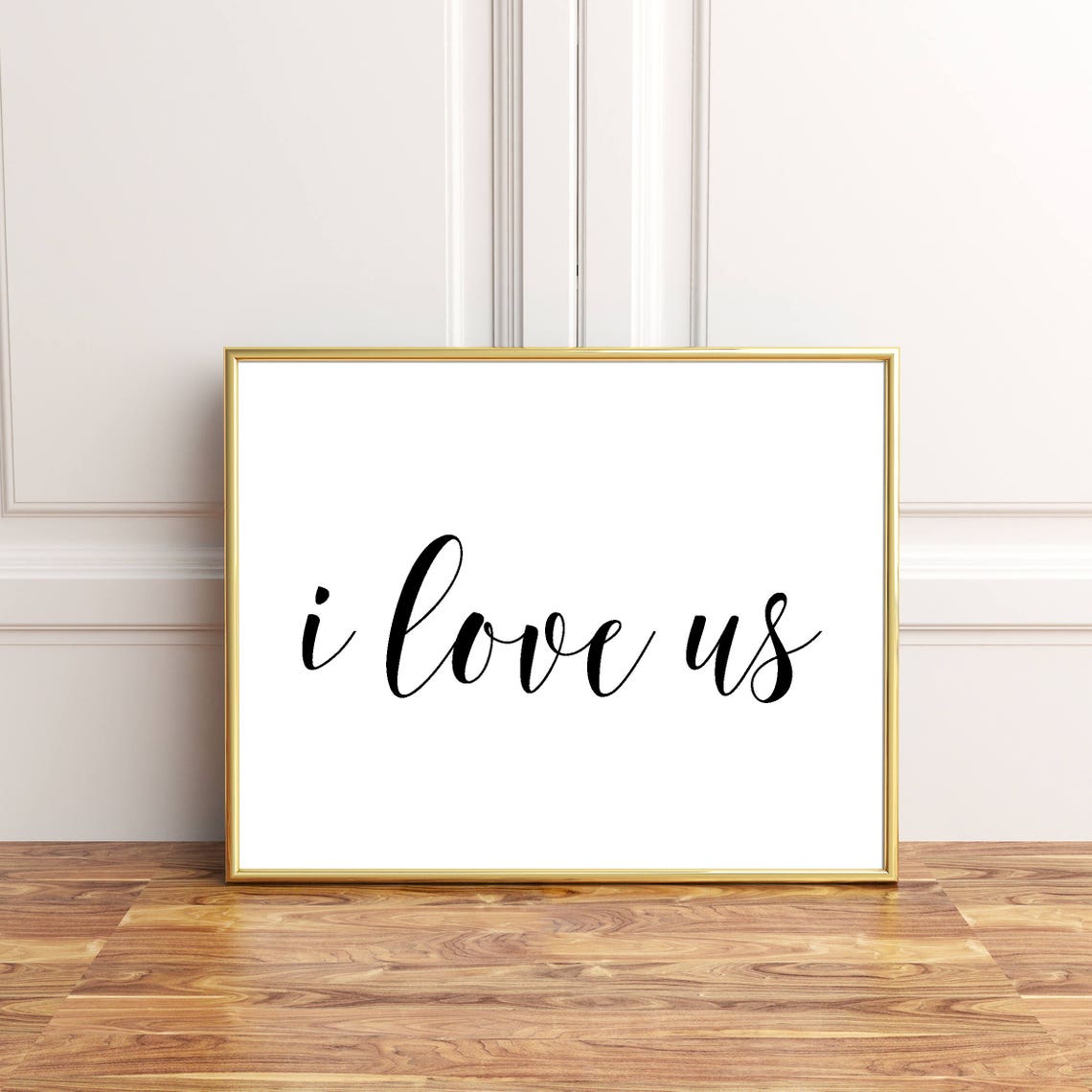 Love wall art I love us wall art I love us printable Couple | Etsy
