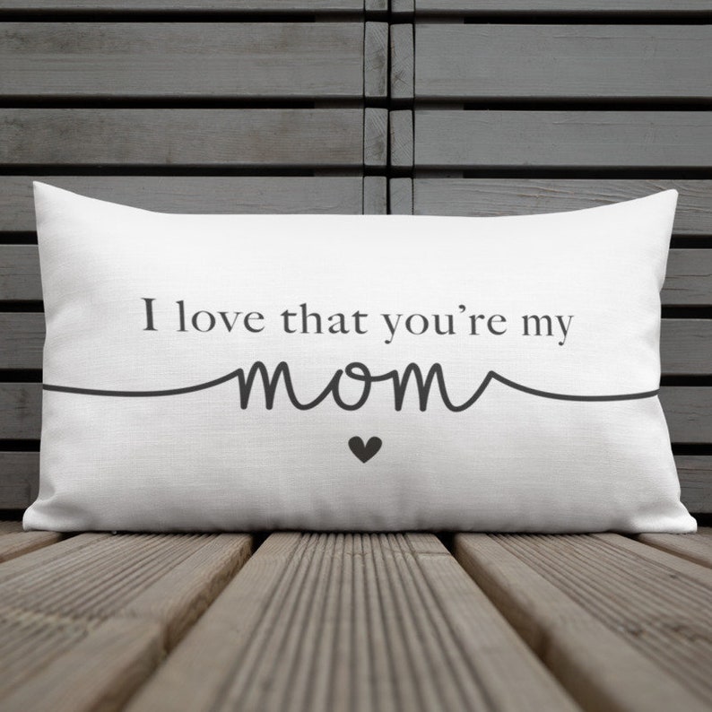 Mom pillow Gift for mom Mom birthday gift Personalized Etsy