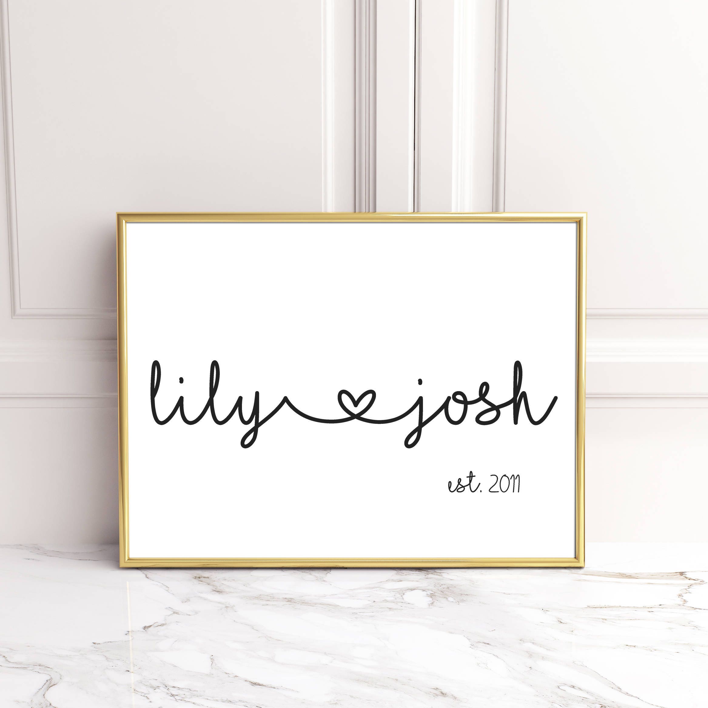 Personalized couples wall art Personalised couples wall Etsy