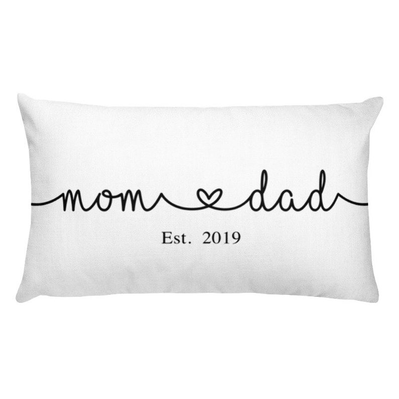 Mom Dad Gifts Mom Dad Pillows New Parent Gift New parents Etsy
