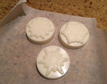 Snowflake Lavender and Goat's Milk Soap