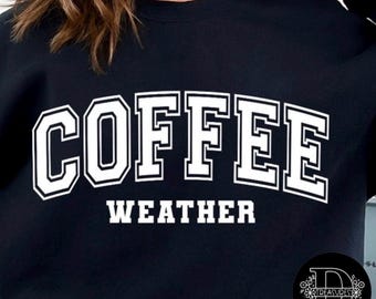 Sudadera de cuello redondo Coffee Weather
