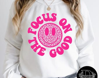 Sudadera con cuello redondo Focus on the good