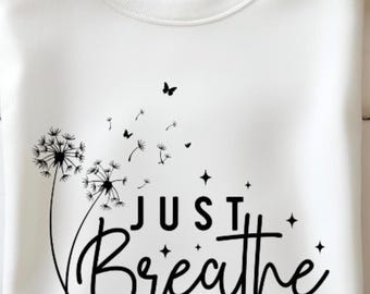 Sudadera de cuello redondo con concienciación sobre la salud mental