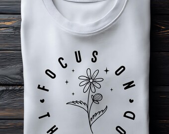 Sudadera de cuello redondo Focus on the Good