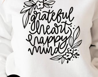 Sudadera de cuello redondo Grateful Heart