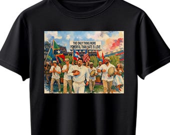 Lo único más poderoso que el odio es el amor Camiseta- Bad Bunny