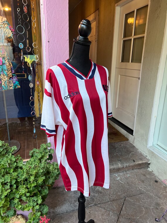 Adidas vintage usa soccer jersey online
