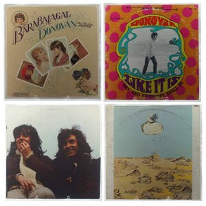 Donovan - 4 LPs - In Concert - Like It Is - Barabajagal - Open Road - All 1st Issues