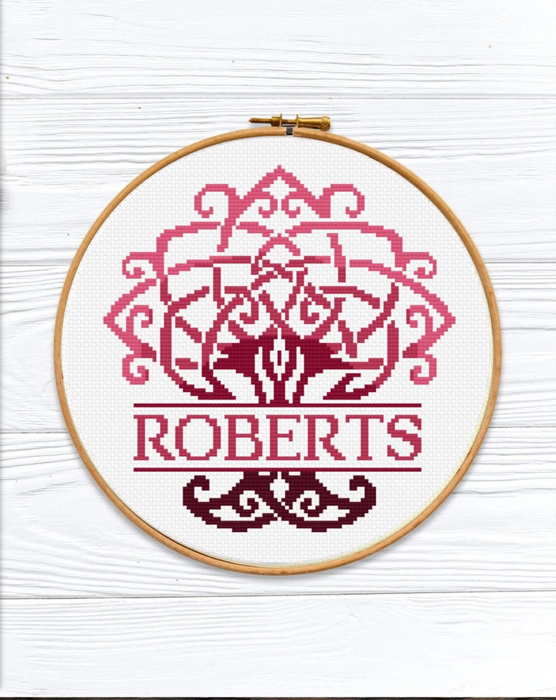 Custom Name Cross Stitch Pattern PDF Personalized Tree of Etsy