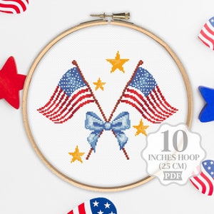 free fourth of july cross stitch patterns