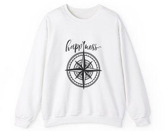 Sweatshirts | Happiness Compass Illustration