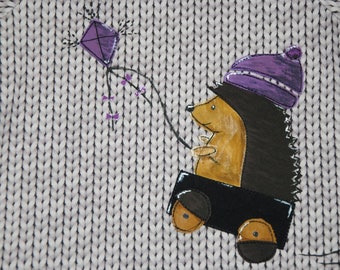 Application Template | Hedgehog "Berti" | PDF printable