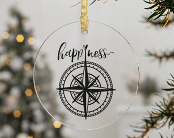 Happiness Compass | Illustrations | Acrylic Ornaments