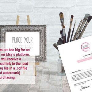 Frame Mockup Brushes Styled Stock Photo Showcase for your design Frame Ratio: 18cm x 13cm or 7 x 5 File 18 by Creative Material image 2